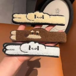 Băng Đô Dán Tóc Len Động Vật Dễ Thương - Miếng Dán Tóc Mái Cute Cho Bạn Nữ 7
