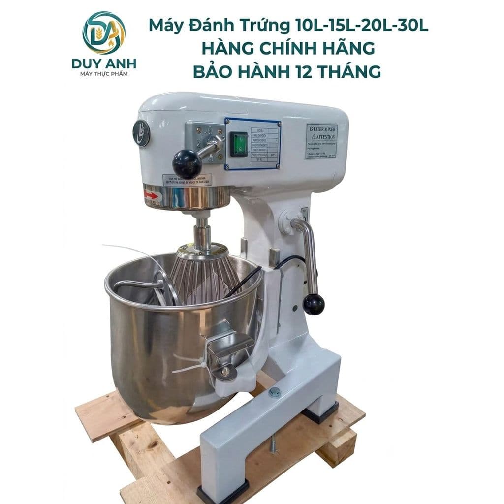 🔥 Máy Trộn Bột  20L – Trộn 5kg Bột Cực Mịn Chỉ Trong Vài Phút Công Suất Lớn, Đánh Bột Chuyên Nghiệp