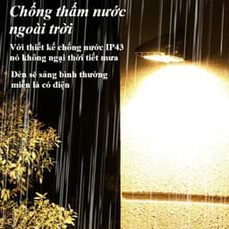Đèn kẹp năng lượng mặt trời Cảm biến chuyển động Đèn Led 3 chế độ Chống nước Bền Abs Sân vườn ngoài trời 8