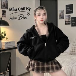 [ Rẻ Vô Địch ] Áo Khoác Hoodie Zip Nỉ Tàu Unisex Thời Trang Thêu Chữ MARPU - cahng3158 6