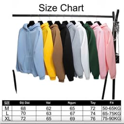 [ XẢ HÀNG  ] Áo hoodie Trơn unisex form rộng  ,áo khoác thời trang nam nữ nỉ bông oversize 8