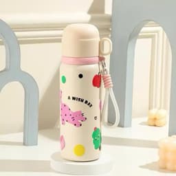 Bình Giữ Nhiệt Dễ Thương Hình Mèo Có Kèm Nắp Làm Cốc 550ML 6