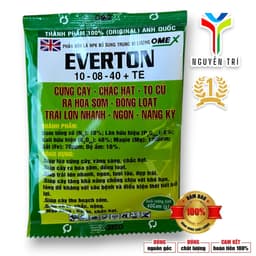 Phân Bón Lá Omex EVERTON 10-8-40+TE (Gói 40g) - Nuôi Trái Lớn Nhanh, Cứng Cây, Chắc Hạt 1