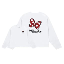 Áo thun tay dài Form Boxy ,áo phông cổ tròn in hình Mickey 2 mặt chất cotton dày dặn nam nữ mặc được phong cách Hàn 7