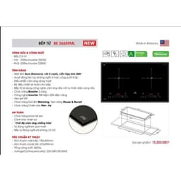Bếp từ đôi Bauer BE 266S9ML | Bếp Từ Inverter | Sôi Liu Riu | Model mới 2025 | Bảo hành chính hãng 3 năm 4