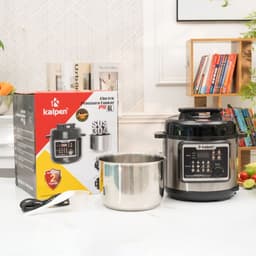 Nồi Áp Suất Điện Đa Năng Kalpen P9 6L Lòng Inox 304 Đa Năng Nấu Nhanh An Toàn 9