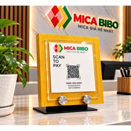"Bảng Gỗ QR Cho Cà Phê & Nhà Hàng - Nâng Cao Trải Nghiệm Khách Hàng!" 4