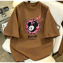 < Deal Mở Bán > Áo phông nữ tay lỡ rộng cotton su mát  phong cách cool, hót trend dễ thương POPPOP -thoitrang98 9