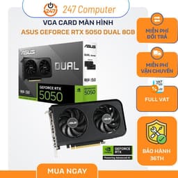[NEW FULL VAT] VGA CARD MÀN HÌNH Asus GeForce RTX 5050 Dual 8GB - CHÍNH HÃNG BẢO HÀNH 3 NĂM 1