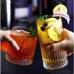 COMBO 6 LY THUỶ TINH ĐẾ KIM CƯƠNG | LY TRÀ SỮA | LY TRÀ TRÁI CÂY | DUNG TÍCH 450ML 8