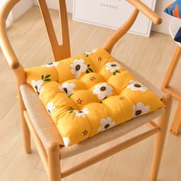 Đệm Ngồi Ghế 40x40cm Bông PP Mềm Êm Đệm Lót Ghế Ăn Văn Phòng Sofa Họa Tiết Hoa Lá Thú Cưng Dễ Thương 4