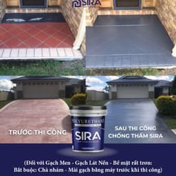 Sơn Chống Thấm P900 SIRA 1KG - Bảo Vệ Tường Đứng, Sàn Âm, Tường Cũ và Mới, Sân Thượng Kém Đi Lại 3
