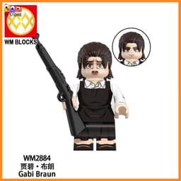 Minifigure Attack On Titan Đồ Chơi Lắp Ráp Mô hình Các Nhân Vật Truyện Tranh Attack on TiTan (WM6204) 3