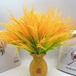 Bình lúa thần tài 40cm giả trang trí phòng decor - Decor Phòng Trang Trí Nhà [Bao gồm bình + 28 nhánh lúa] 1