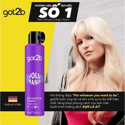 Xịt Giữ Nếp Tóc & Tạo Phòng Tóc Got2b Glued Blasting Freeze/Volumizing Hairspray 300ml 9