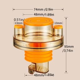 Ống thoát nước sàn, Ống thoát nước khử mùi Ống kín vòng 3