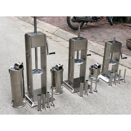 Máy đùn xúc xích tay 3L, 5L, 7L Inox 304 - Thiết bị làm lạp xưởng, nhồi dồi chất lượng cao. 5