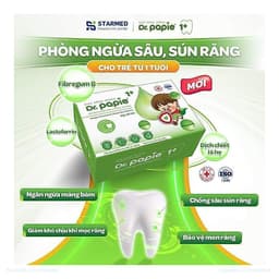 [CHÍNH HÃNG] Gạc Rơ Lưỡi Dr Papie Vệ Sinh Răng Miệng Cho Bé Chính Hãng, hộp 30 gói 4