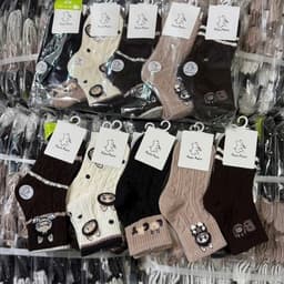 [LOẠI DÀY ĐẸP] Tất BÉ GÁI CAO CỔ dày đẹp hoạ tiết xinh yêu 3