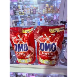 Combo 2 túi nước giặt Omo matic vượt trội 3,7kg 4