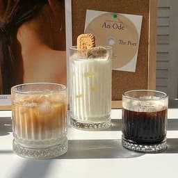 COMBO 6 LY THUỶ TINH ĐẾ KIM CƯƠNG | LY TRÀ SỮA | LY TRÀ TRÁI CÂY | DUNG TÍCH 450ML 6