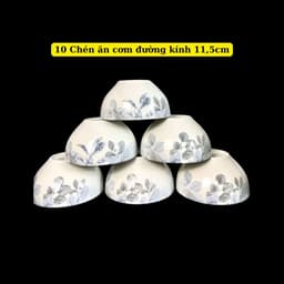 Bộ bát đĩa vân kim cương họa tiết hoa diệp hồng 4D gốm sứ ceramic cao cấp 6