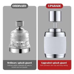 Vòi rửa bát lọc xoay 720 °, Đầu Vòi Hoa seᵰ Có Thể Xoay, 3 Chế Độ, Bộ Lọc Vòi Nước, Vòi Phun Nhà Bếp 5