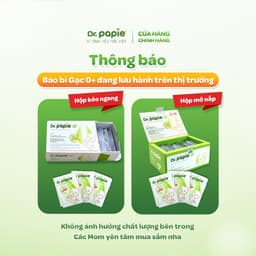 Combo 2 Gạc Rơ Lưỡi Dr.Papie 0+ Giúp Làm Sạch Răng Lưỡi, Ngừa Tưa Lưỡi & Nấm Miệng Hiệu Quả. 2