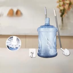 Bàn Chải inox Cán Dài Rửa Vệ Sinh Bình Nước 20L, Bàn Chải Cọ Rửa Xô Chậu Có Tay Cầm Dài inox VOICON-[DA66] 4
