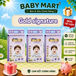 Tã Bỉm Nhật Goldgi Signature Ngừa Hăm, Siêu Êm Mềm Cho Làn Da Nhạy Cảm 1 Bịch 1