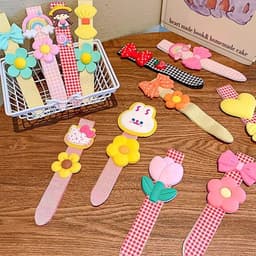 Băng Đô Dán Tóc Cho Bé Gái Phong Cách Hàn Quốc Cute 3