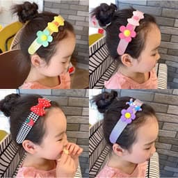 Băng Đô Dán Tóc Cho Bé Gái Phong Cách Hàn Quốc Cute 8