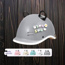 [ĐẠT CHUẨN AN TOÀN] Nón Bảo Hiểm Cá Heo Nam Nữ Nửa Đầu Thời Trang Hot Trend Tặng Charm Chữ Dễ Thương 2