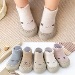 🧸 GIÀY TẬP ĐI CHO BÉ HÌNH THÚ DỄ THƯƠNG – ĐẾ MỀM CHỐNG TRƯỢT 1