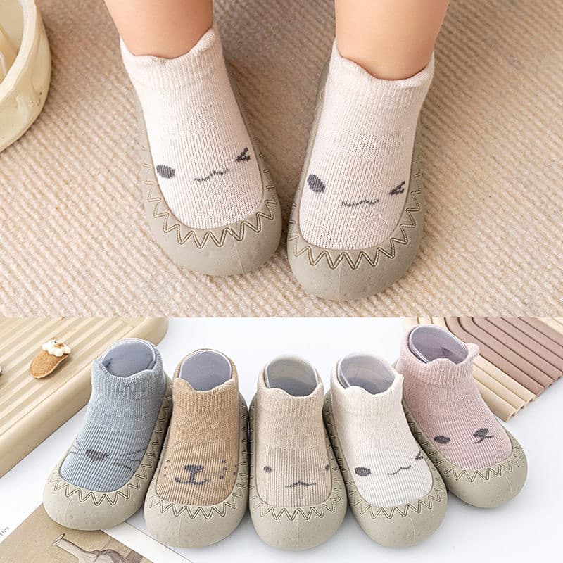 🧸 GIÀY TẬP ĐI CHO BÉ HÌNH THÚ DỄ THƯƠNG – ĐẾ MỀM CHỐNG TRƯỢT