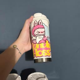 Cốc Giữ Nhiệt Hình Labubu 600ml Siêu Hot ( Tặng Phụ Kiện ) 2
