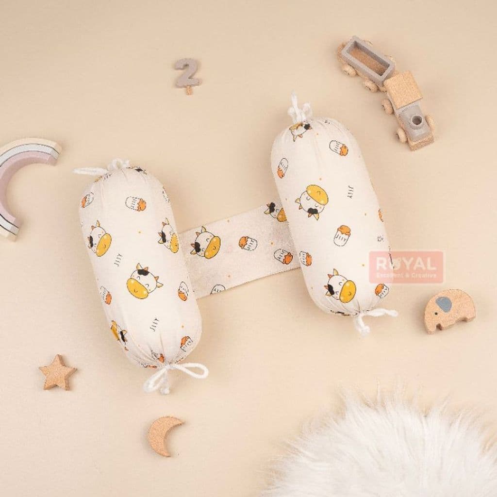 Bộ gối chặn bông Royal chống giật mình cho bé sơ sinh - Gối chặn cho bé ngủ ngon