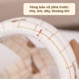 Mũ Bảo Vệ Đầu Cao Cấp Cho Bé AIR MESH - Nón Bảo Vệ Đầu Bé Tập Bò/ Tập Đi Tránh Va Đập 6
