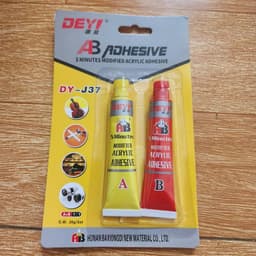 Keo dán AB 2 thành phần vỉ 2 tuýp 20g 80g - Dán Đa Năng siêu chắc chịu nhiệt chịu nước nhanh khô - Kim Khí Minh Tâm 5