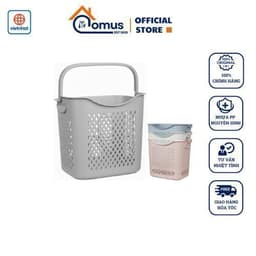 Giỏ Nhựa Vuông Caro Có Quai Xách Việt Nhật 3371/72/73, Sọt Đựng Quần Áo Và Đồ Chơi Tiện Ích - DOMUS 1