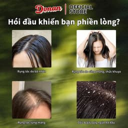 (Chính Hãng)DONAN Xà phòng gội thảo dượċ sạch sâu, giảm rụng tóc, kícḣ thích mọc tóc mới, phục hồi hư tổn, tiện lợi 90g. 4