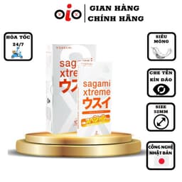 Bao cao su siêu mỏng Sagami Strawberry hương dâu bcs kéo dài thời gian Hộp 10c OiO 5