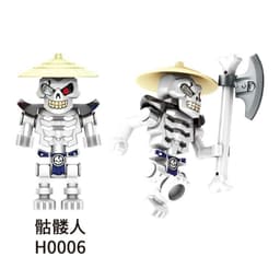 [IN LƯNG]Mô Hình Nhân Vật Ninjago Lính Đá,Lính Xương-Minifigures Ninjago Pilot,season 2 3