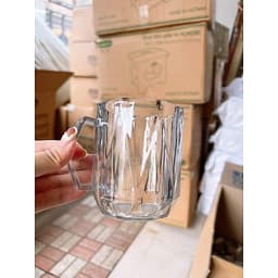 Cốc Nhựa Trong Suốt Hình Vương Miện, Ly Uống Nước, Cà Phê, Pha Trà Cao Cấp VIỆT NHẬT 6388 - DOMUS 4
