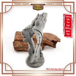 Bộ tiểu Tôn Ngộ Không giác ngộ đá sa thạch ST.PVN2678 - Tượng deco, trang trí tiểu cảnh, bán cạn, terrarium 4