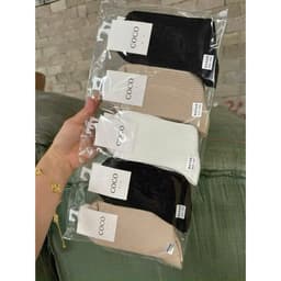Sét 10 đôi tất gân nữ cổ cao siêu đẹp hàng xịn 6