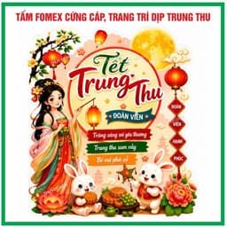 Bảng Trang Trí ngày 20.10, 20.11, Tết Trung Thu, FOMEX CỨNG CÁP nhận mẫu theo yc – Decor Lớp Học, Cửa Hàng, Góc Chụp Ảnh 8