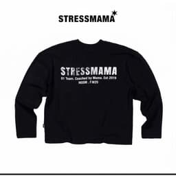 Áo Thun phông Tay Dài STRESS  PAPA COACH logo l66 in 5D longtee boxy dáng rộng nam nữ streetwear LONGSLEEVE AM123 1