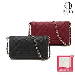 [Tặng hộp 20.10]  Túi clutch nữ cao cấp da thật ELLY – EC59 1