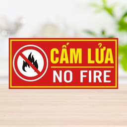 [Hỏa Tốc] Biển Báo Cấm Lửa & Cấm Hút Thuốc - Giải Pháp Cảnh Báo An Toàn Chuyên Nghiệp 7